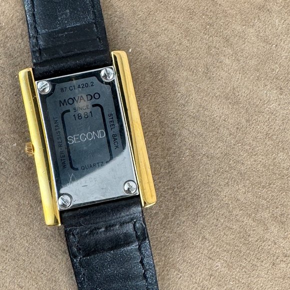 Vintage Movado 18K Yellow Gold Plating 10 Micron La Nouvelle Luxury Ladies Watch main image 4